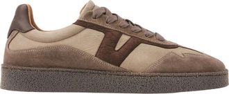 VIA VAI Zane Dexter - Heren - Sneakers - Bruin - 45 EU - Leer - Schoenen