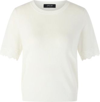 Marc Cain Dames, Truien, Wit, Maat: XS Wol