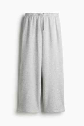 H&M Weite Joggpants - Hellgraumeliert