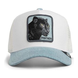 Goorin Brothers Denim Panther Trucker Cap - unisex - Petten - Wit - ONE Size - Denim - Accessoires