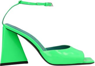 The Attico Green Piper Heels