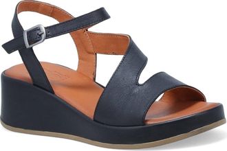 Miz Mooz Preston Ankle Strap Wedge Sandal in Black at Nordstrom, Size 10.5-11Us