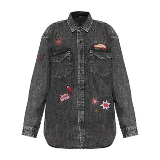 Mother Camisa Vaquera The Exes and Ohs - Blouses & Shirts - Mujer - Negro - L