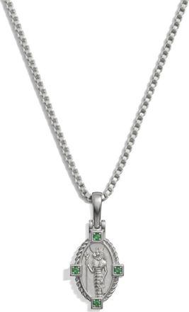 Awe Inspired Sekhmet Bastet Goddess Necklace in 925 Sterling Silver at Nordstrom