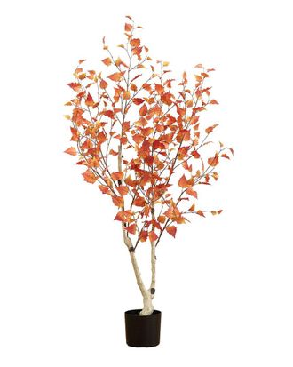 Nearly Natural 5Ft Autumn Birch Artificial Tree