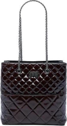 Chanel Pre-owned Vintage Tote Bag - Dames - Vintage Shopper - Bruin - ONE Size - Leer - Vintage
