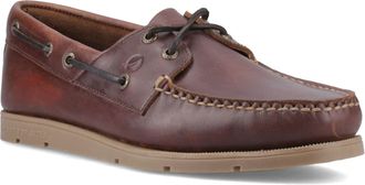Sperry Top-Sider Oakland 2 Eye Boat Leather Mens Brown Shoes - Size UK 12