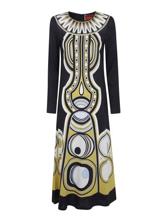 La DoubleJ Long Sleeve Swing Dress