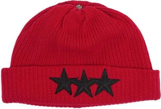 Chrome Hearts Berretto con applicazione - Rosso