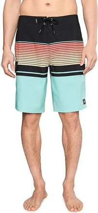 O'Neill Lennox Stripe 21 Boardshorts Mens Swimwear Canal Blue : 29, Elastane/Polyester