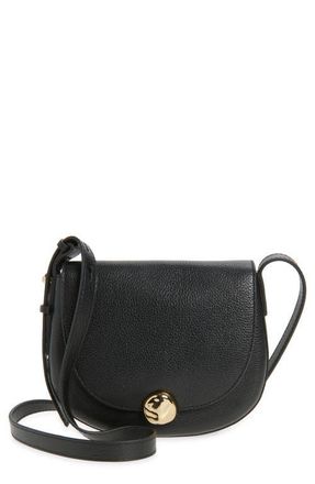 Madewell The Dakota Saddle Crossbody Bag in True Black at Nordstrom
