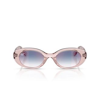 Ray-Ban Ovale Zonnebril - unisex - Zonnebrillen - Roze - 45 MM - Nylon - Accessoires