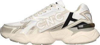 Costume National Su&egrave;de en Stoffen Sneakers - Heren - Sneakers - Veelkleurig - 42 EU - Su&egrave;de - Schoenen
