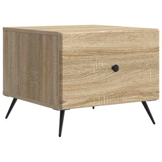 vidaXL Mesa De Caf&eacute; Roble Sonoma 49 X 50 X 40 Cm Madera De Ingenier&iacute;a Vidaxl