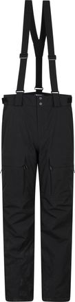 Mountain Warehouse Heren Ariel Waterdichte Cargo Skibroek (Zwart)