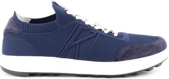 Kiton Ciro Paone Sneakers - Heren - Sneakers - Blauw - 44 EU - Katoen - Schoenen