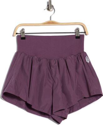 Free People FP Movement Carpe Diem Water Resistant Shorts in Black Tea at Nordstrom Rack, Size Large