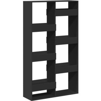 vidaXL Vidaxl - Separador de ambientes madera ingeniería negro 100x33x175 cm