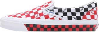 Vans OG Classic SlipOn LX Checkerboard Red Black VN0A32QNREB