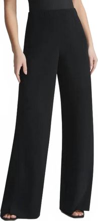 Lafayette 148 New York Matte Jersey Franklin Pant In Black