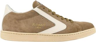 Valsport Low-Top Suede Sneakers With Contrasting Leather Detail