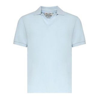 MC2 Saint Barth Jersey Stretch Piquet Polo - male - MC2 Saint Barth - Polo Shirts - Blue - 3XL - Tops