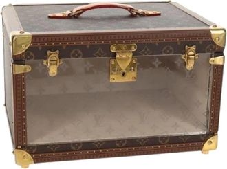 Louis Vuitton Pre-owned Monogram Handtas - Dames - Vintage Accessoires - Bruin - ONE Size - Leer - Vintage