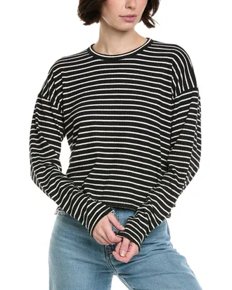 Rag & Bone The Knit Stripe Crewneck Pullover