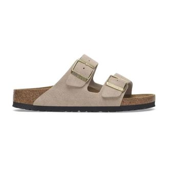 Birkenstock Arizona Ante Narrow Fit - Dames - Sandalen - Beige - 38 EU - Leer - Schoenen