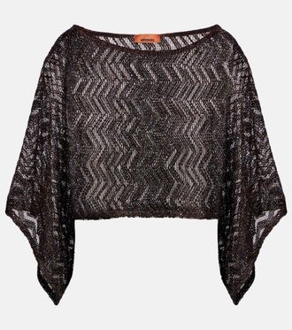 Missoni Zig Zag sequined top