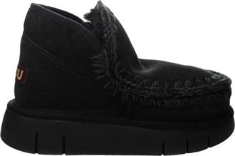 Mou Eskimo Bounce Sneaker - Dames - Winterlaarzen - Zwart - 39 EU - Wol - Schoenen
