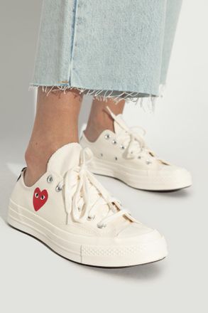 Comme Des Gar&ccedil;ons Comme Des Gar&ccedil;ons Play Comme Des Gar&ccedil;ons Play X Converse, Womens, White