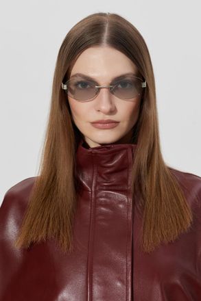 Balenciaga Sunglasses, Unisex, Silver