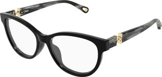 Chlo&eacute; Optisch Montuur - Dames - Brillen - Zwart - 54 MM - Accessoires