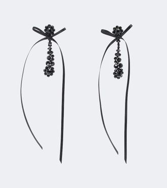 Simone Rocha Victorian Drip embellished drop earrings