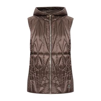Rick Owens Vests, female, Brown, Size: S Vest