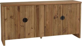 Macabane Aparador de 4 puertas de pino recuperado