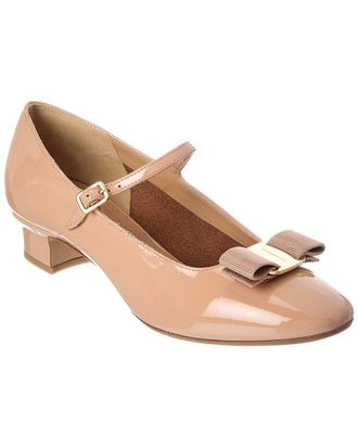Ferragamo Ferragamo Vara Bow Patent Mary Jane Pump