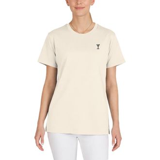 Dalix Womens Martini Lightweight Relaxed Jersey Tee in Natural at Nordstrom, Size Xx-Large