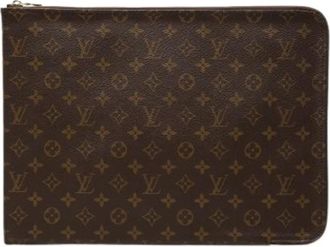 Louis Vuitton Pre-owned Clutch - Dames - Vintage Clutch - Bruin - ONE Size - Vintage