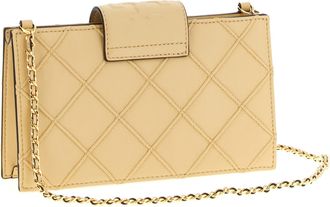 Tory Burch Womens Beige Lamb Leather Cardholder Accessory