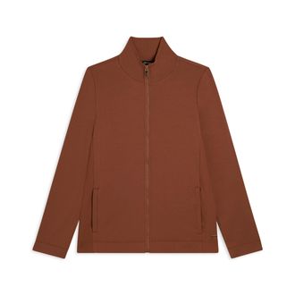 Freddy Felpa donna full-zip con inserti in tessuto micro-trecce
