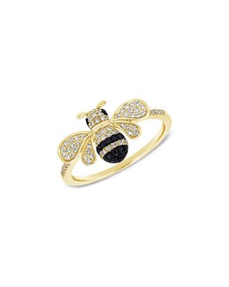 Sabrina Designs 14K 0.17 Ct. Tw. Diamond Bumble Bee Ring
