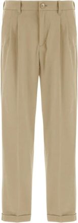 Herno pleated cuffed trousers - Brown