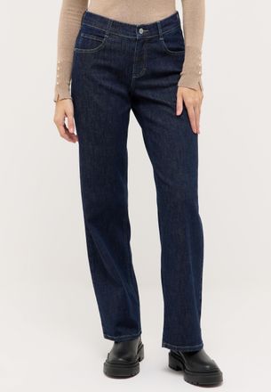 Angels Relax-fit-Jeans ANGELS LIZ, Damen, Gr. 34, L&auml;nge 30, schwarz indigo, Denim/Jeans, Obermaterial: 91% Baumwolle, 6% Polyester, 3% Elasthan, relaxed fit 