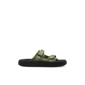 Veja Sliders, male, Green, Size: 10 US Arpoador Suede Soft Slides