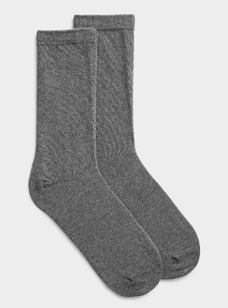 Simons Womens Solid stretch socks