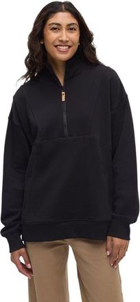 tentree Finlayson 1/4 Zip in Meteorite Black at Nordstrom, Size X-Large