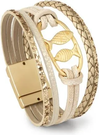 Saachi Fish Multistrand Bracelet in Gold at Nordstrom Rack
