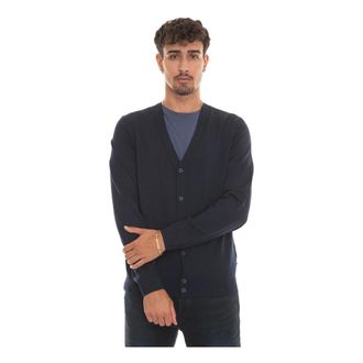 HUGO BOSS Heren, Truien, Blauw, Maat: 3XL Wol